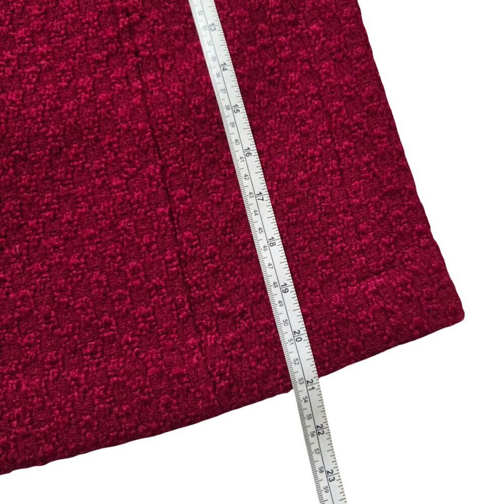 Banana Republic Skirt Women's Size 8 Red Wool Blend Pencil Skirt Business Twee - Picture 10 of 11